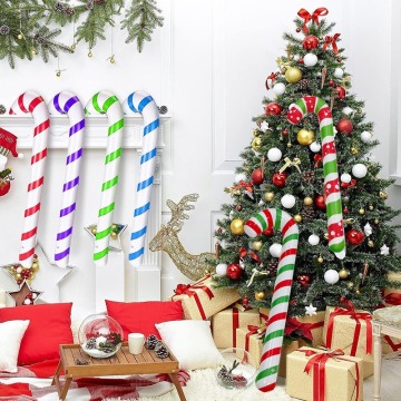PVC Inflatable Christmas Cane for Party Decorations