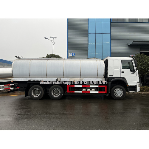 SINOTRUCK 20000liters Food Grade Stainless Steel Milk Tanker Truck