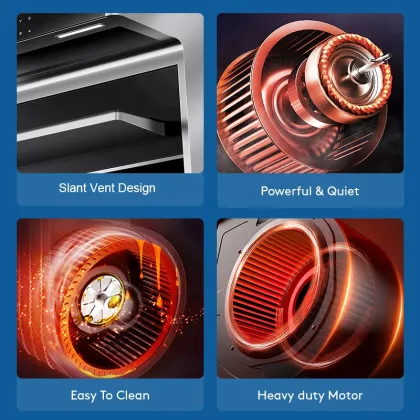 Large Suction Kitchen Hood Chimney with Double Side Suction