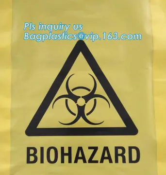 Health Care Trash Bags Yellow Infectious Linen Bags Infectious Linen Health Care Trash Bags, Shield bag Lab Transport Bags Lab