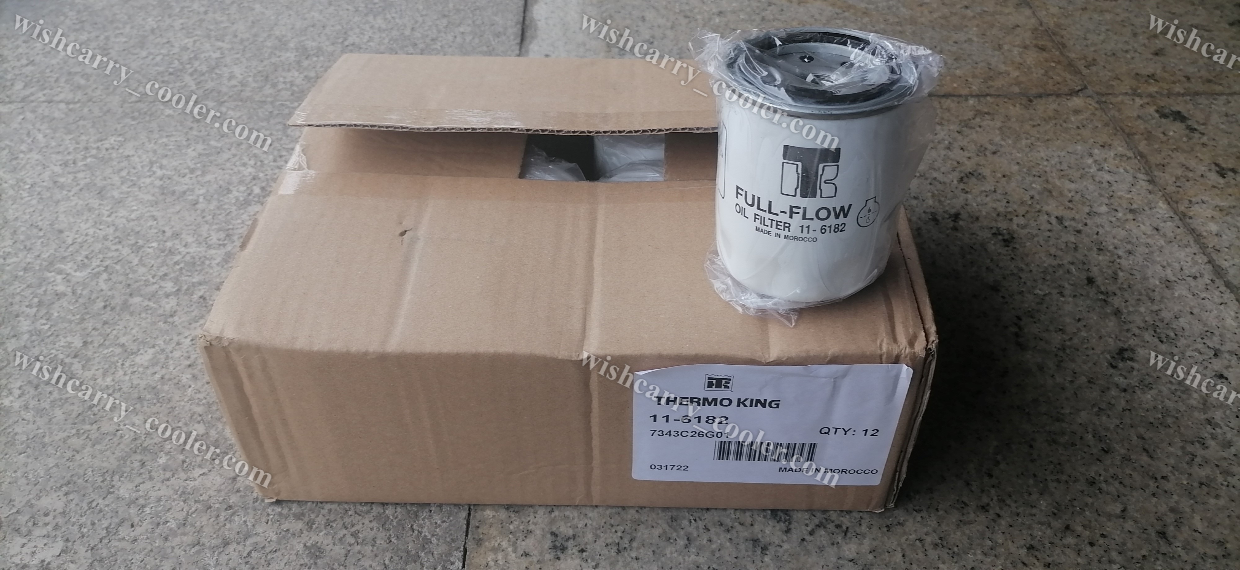 116182 Aceite de filtro, SP Engine Thermo King Piezas de repuesto originales.