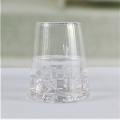 Premium Crystal Round Ribbed Personalized Whiskey Shot Glass