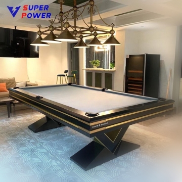 Customizable Modern Solid Wood Billiard Table for Sale - 9ft