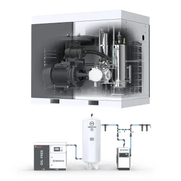 Oil-Free Water-Lubricated Air Compressor for Precision Applications