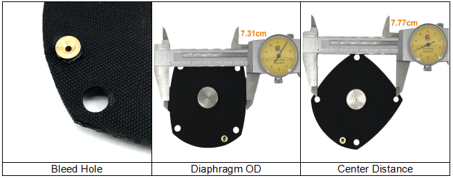 Membrane for 3/4'' & 1'' Turbo Diaphragm Valve