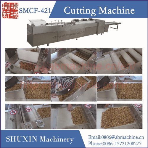 Puffed rice candy cutting machine