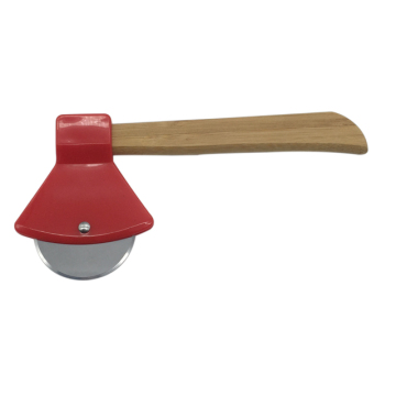 Axe Pizza Cutter with Bamboo Handle