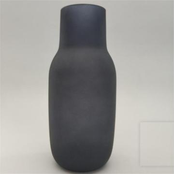 ваза для цветов из матового черного стекла оптом