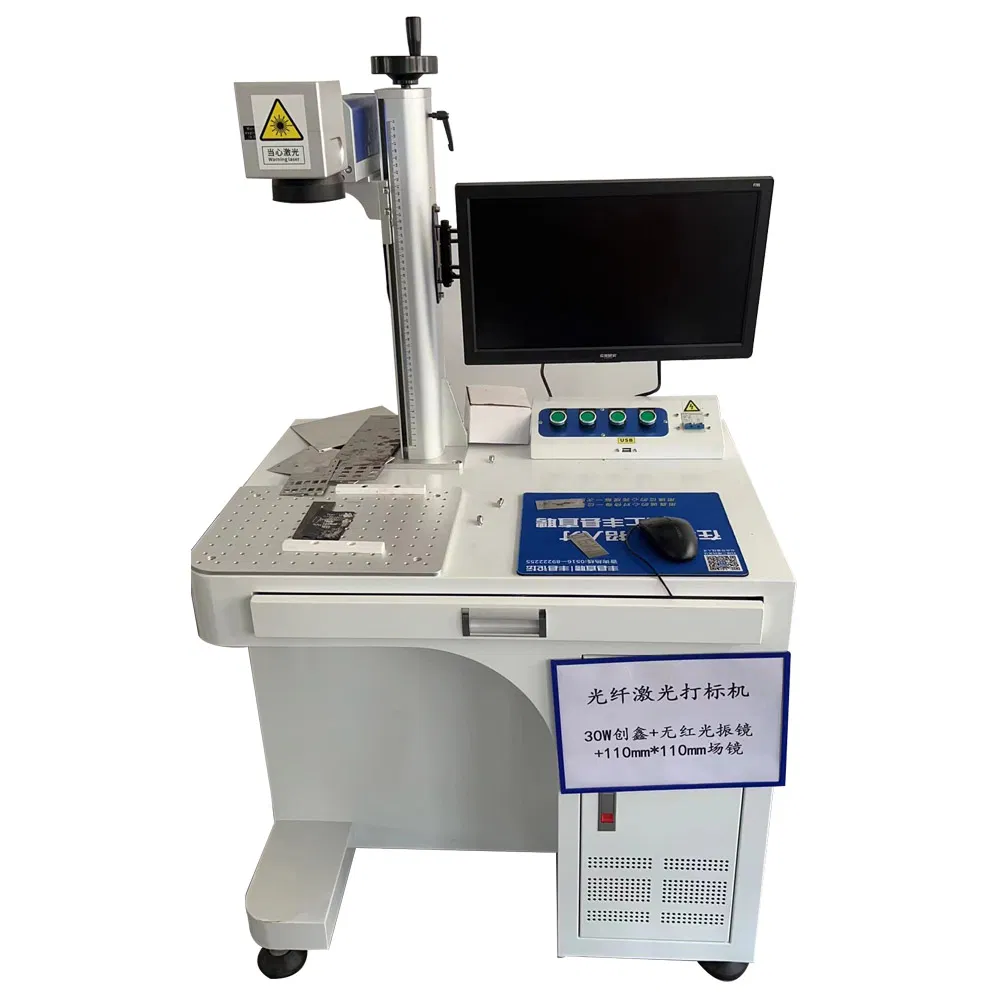 Portable Logo Pulse Fiber Laser Marking Machine for Metal Plastic Jewelry Mobile Case