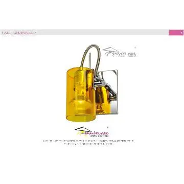 New Indoor Light  Orange Glass Wall Lamp Lighting