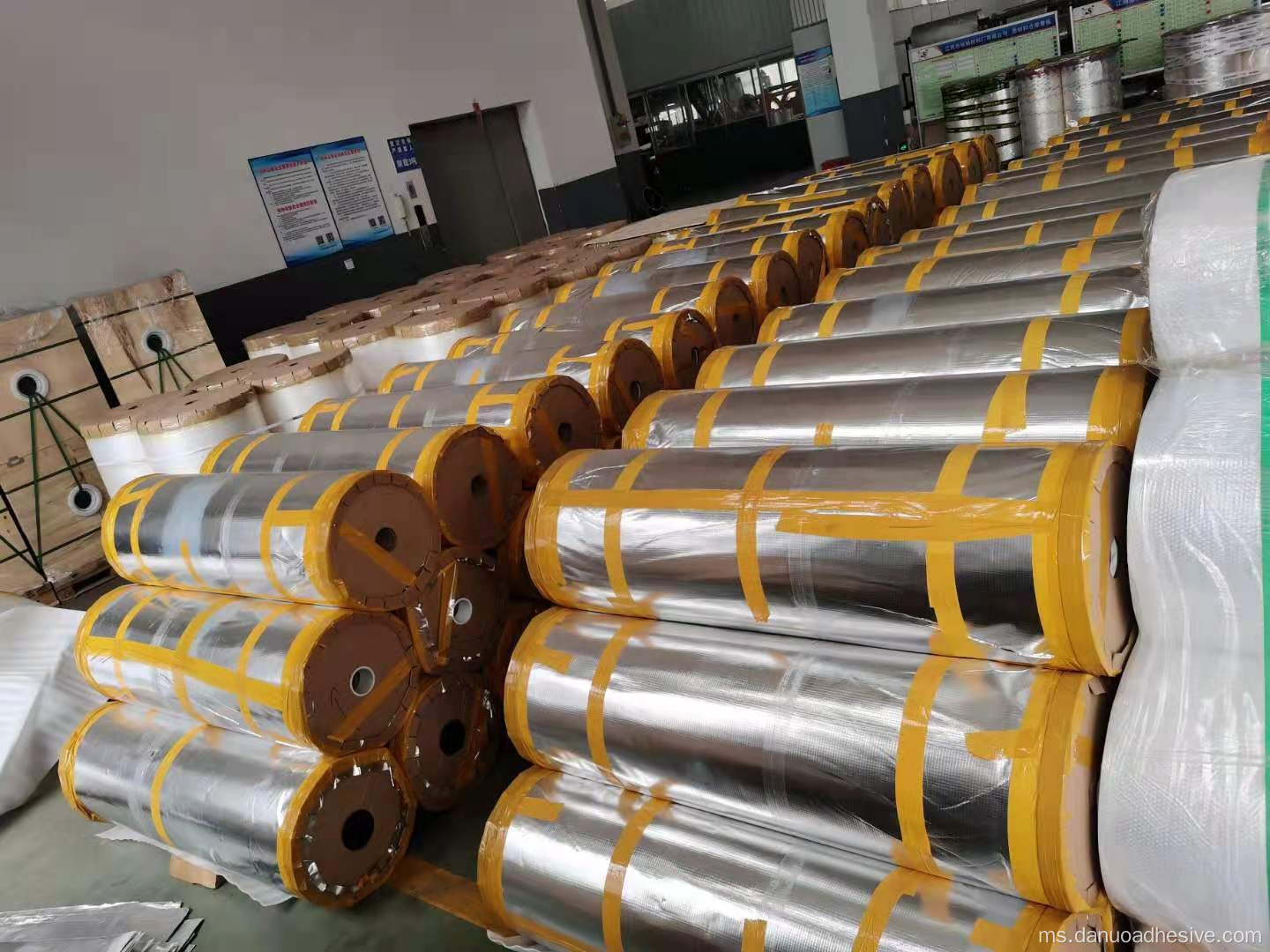 Pita kerajang aluminium untuk pemanasan