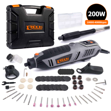 Top-Selling 200W High-Speed Multifunction Engraving Pen and Mini Grinder Set: Complete Electric Mini Rotary Tool Kit