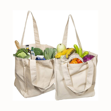 Organic Cotton Washable Oversized Eco-Friendly Shopping Tote Bag