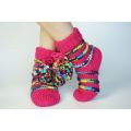 Non Slip Knit Warm Sweater Slipper Socks Women