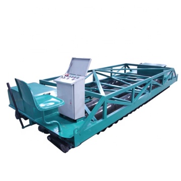 Three-rollers type concrete pavement paving leveling machine for road construction