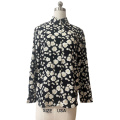 Women's Floral print Collar Shirt Blouse