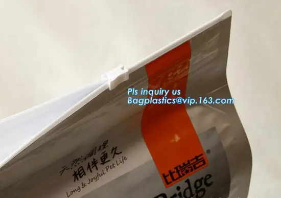 Resealable Zipper snack bags for fish dog cat Animal Feed Packaging Bag, Popular Gravure Printing Top Slider Ziplock Plastic Dog