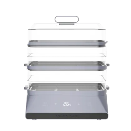 Square Electric Food Steamer Stainless Steel Electric Corn Steamer