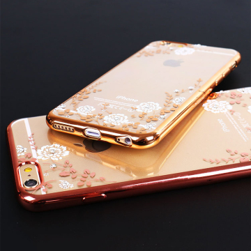 LZB New arrival flower phone over for iphone6s tpu cover case