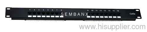 Cat5e 16 Ports Patch Panel 