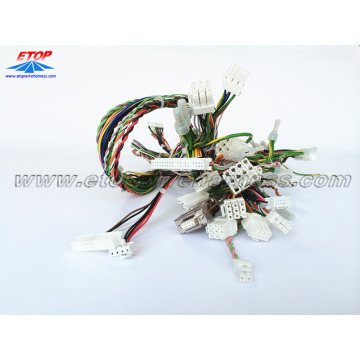 Custom wire assemblies for game machine