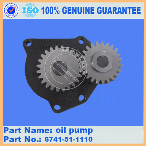 Oliepomp ass&#39;y 6741-51-1110 voor Komatsu PC360-7