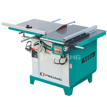 Universal Tilting Circular Saw with Sliding Table and Mobile Worktable MJ112.5