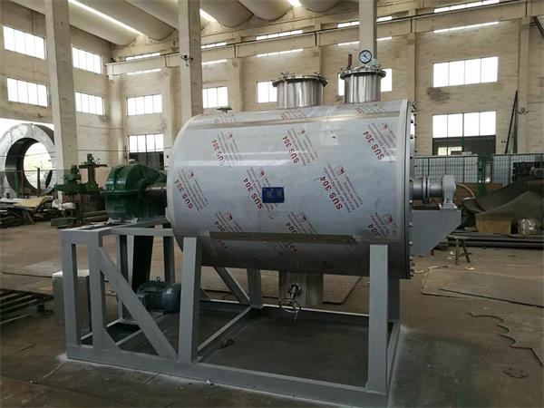 Single Shaft Vacuum Harrow Hollow Paddle Dryer for Chemical Industry