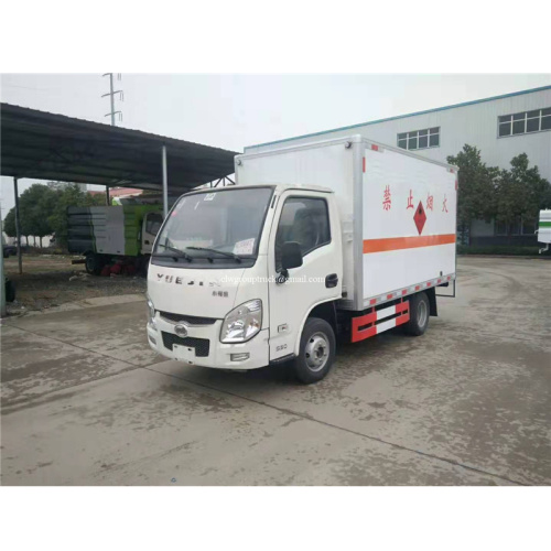 Camion de livraison de marchandises dangereuses YUEJIN Explosion