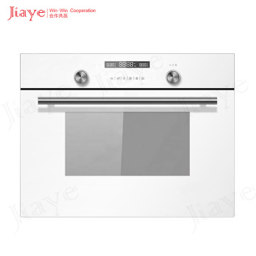 Black Glass Built-in Microwave Oven with Grill Function, Digital Timer, and Service