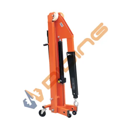 Hydraulic Workshop Crane: 3 Ton Engine Crane in Stock - Portable Mini Car Lifting Crane