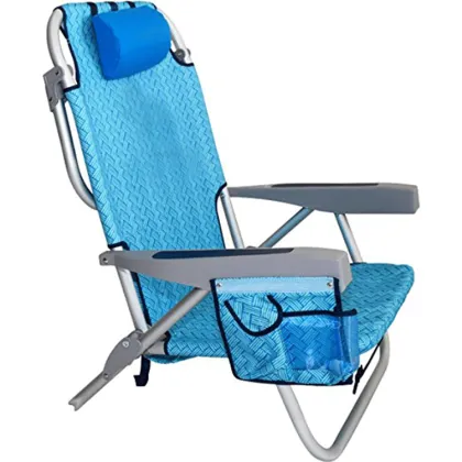 600D Polyester Tommy Bahama Backpack Cooler Chair With Storage Pouch