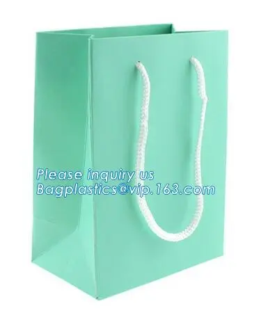 Custom brown kraft paper gift bags / shopping bags/Small Paper Gift Bags, customized red shopping paper gift bag with logo