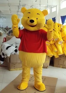 Winnie Bear Mascot Costume for Adult Parties and Cosplay