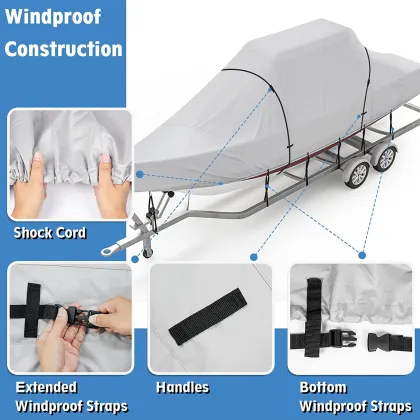 Waterproof UV Resistant Terrace and Boat Yacht Cover