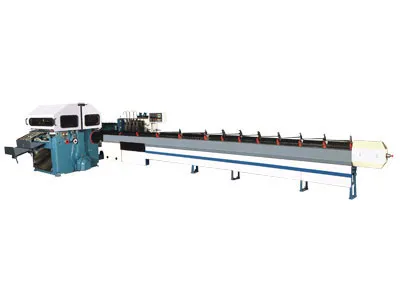 semi-automatical combined saddle stitching line