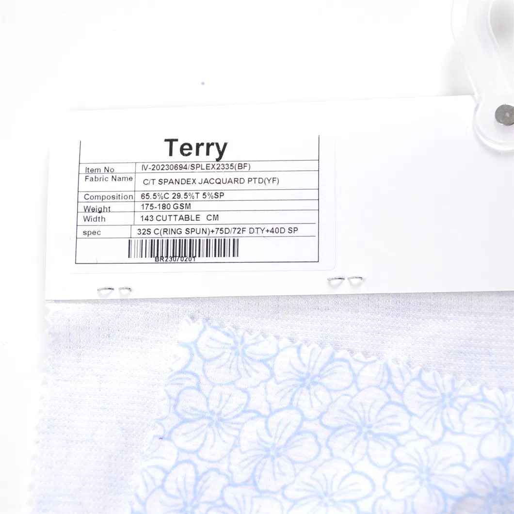 Tecido Jacquard de Algodão Poliéster