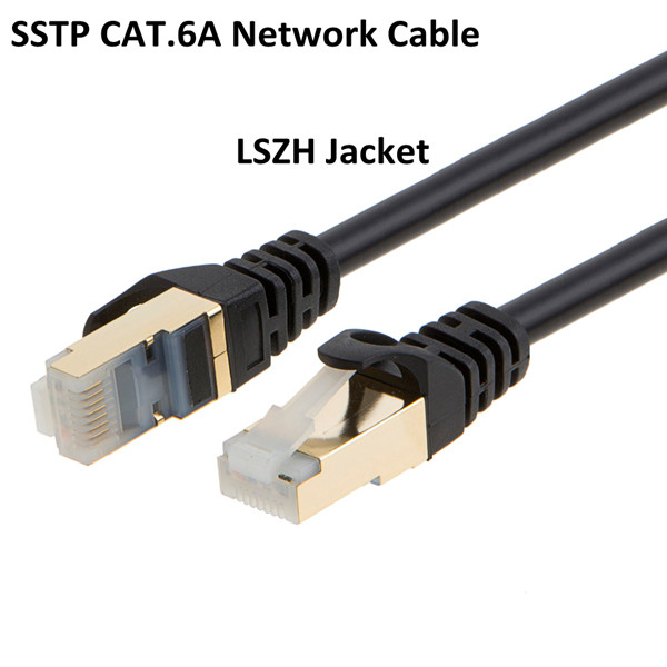 Câble de raccordement réseau LSZH CAT6A SSTP