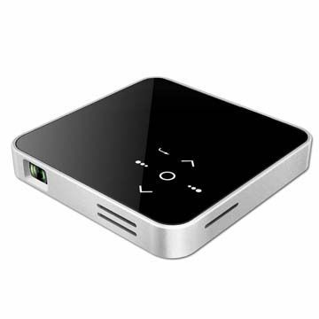 High lumen pocket projector for home entertainment, supports Wi-Fi/USB and touch control