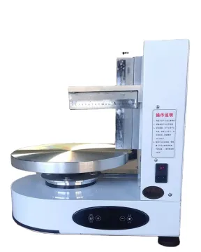 Professional Cake Decorating Machine: Frosting, Icing, Coating, and Smoothing Equipment for 4-12 Inch Cakes