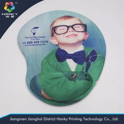 China manufacture competitive memory foam rubber mouse pad