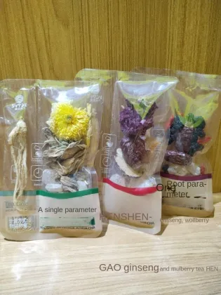 Jiliang Fresh Wood Health Tea: Ginseng, Medlar, Rose, Gold, Silver, Chrysanthemum, Green, Orange, Passion Fruit Men's Kidney Tea Bags