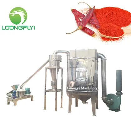 Dry chilli red pepper tea powder making machine