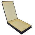 Black gift packaging box for book and pen