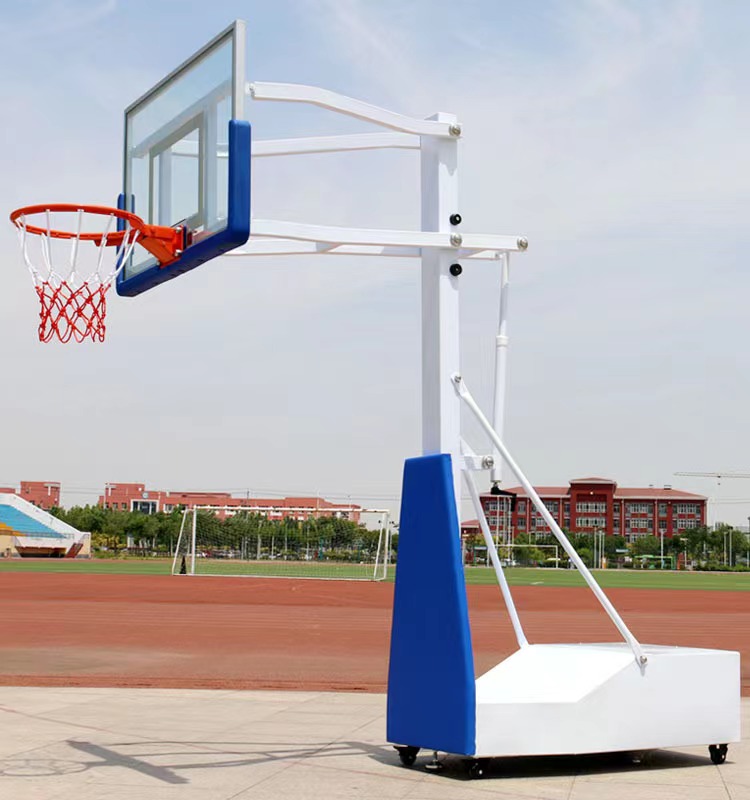 Kids Movable Basketball Hoop with Height Adjustment