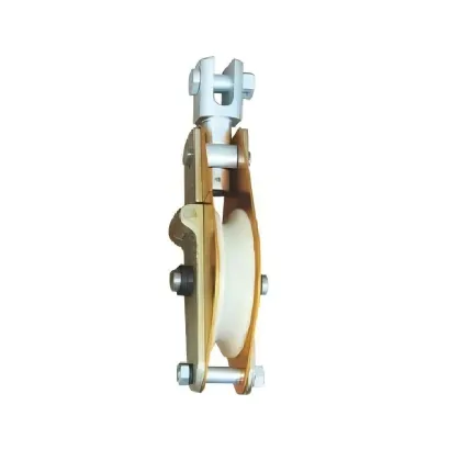 Aluminum alloy MC nylon wheel lifting pulley