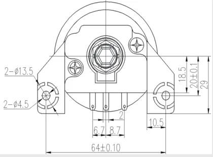 WinWin Washing Machine Parts - Water Level Pressure Sensor
