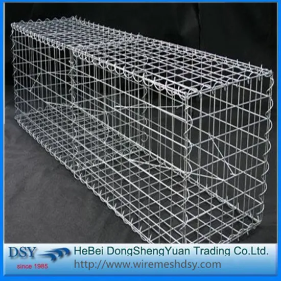 low price wire mesh boxes/stone gabion cage wall