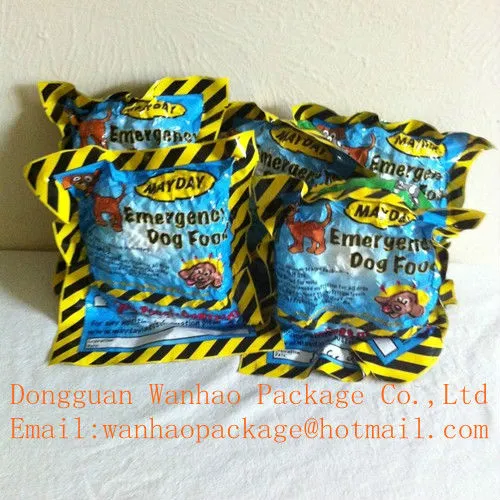 Aluminum foil dog food treats bag