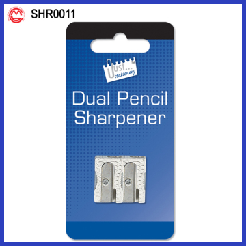 Blister Two Holes aluminum pencil sharpener